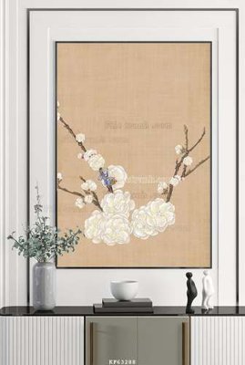 File gốc File tranh hiện đại pha lê gương KF63288 (in lụa) họa tiết 3D