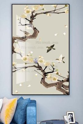 File gốc File tranh hiện đại pha lê gương KF63310 cho in ấn và thiết kế