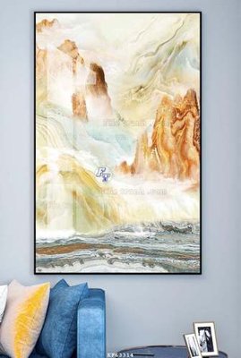 Download file gốc File tranh hiện đại pha lê gương KF63314 (dùng cho in ấn)