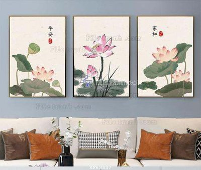 File in ấn cao cấp File tranh hiện đại pha lê gương KF63337 (file gốc)