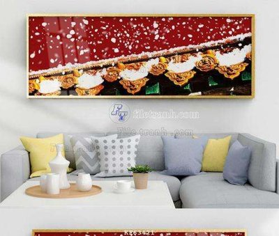 File ảnh File tranh hiện đại pha lê gương KF63421 (gốc) in standee