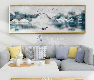 File tranh File tranh hiện đại pha lê gương KF63432 (gốc) phong cách tối giản