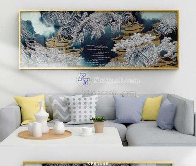 File PSD File tranh hiện đại pha lê gương KF63446 (gốc) cho in quảng cáo