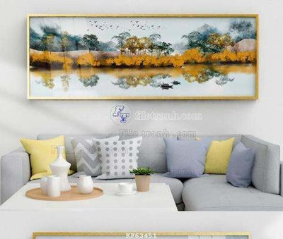 File gốc File tranh hiện đại pha lê gương KF63451 (trang trí) phòng làm việc