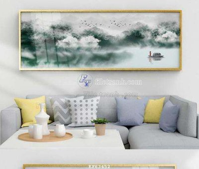 File in trần File tranh hiện đại pha lê gương KF63452 (file gốc) hoa văn 3D