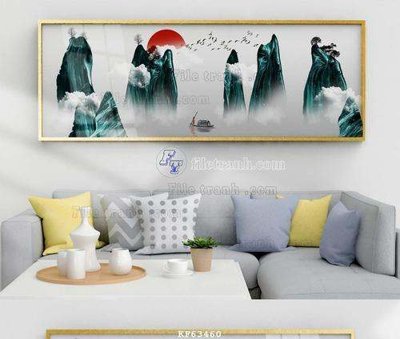 File tranh gốc File tranh hiện đại pha lê gương KF63460 (bản quyền) độc đáo