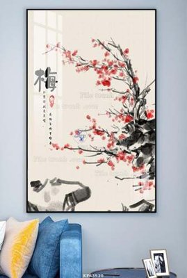 File gốc File tranh hiện đại pha lê gương KF63520 (in tráng gương) sang trọng