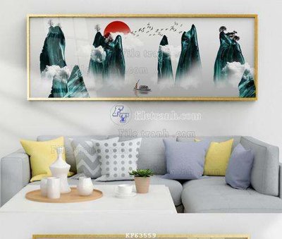 File PSD File tranh hiện đại pha lê gương KF63559 (chất lượng in ấn)