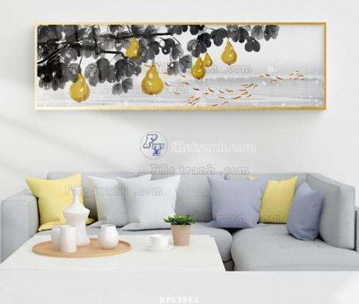 File gốc File tranh hiện đại pha lê gương KF63562 (in tráng gương) sang trọng