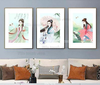 Tải về file gốc File tranh hiện đại pha lê gương KF63574 (dùng cho in quảng cáo)