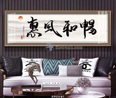 File tranh File tranh hiện đại pha lê gương KF63647 (bản gốc) treo tường