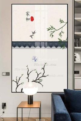 File in ấn cao cấp File tranh hiện đại pha lê gương KF63734 (file gốc)