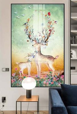 Tải file File tranh hiện đại pha lê gương KF63751 (gốc) chủ đề hoa sen