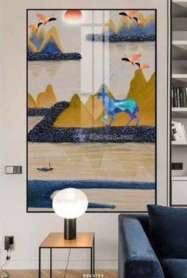 Tải file File tranh hiện đại pha lê gương KF63753 (gốc) làm tranh trang trí