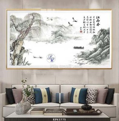 Download file gốc File tranh hiện đại pha lê gương KF63775 (in lụa) nghệ thuật