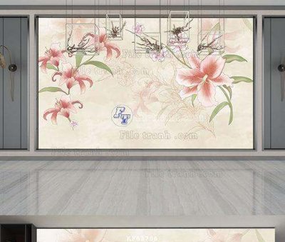 File gốc File tranh hiện đại pha lê gương KF63786 (dành cho quảng cáo)