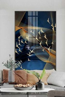 File tranh File tranh hiện đại pha lê gương KF63793 (ảnh gốc) in trần xuyên sáng