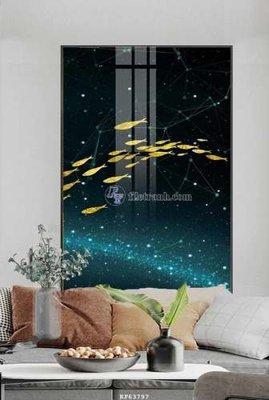 File gốc File tranh hiện đại pha lê gương KF63797 (cho in UV) siêu nét