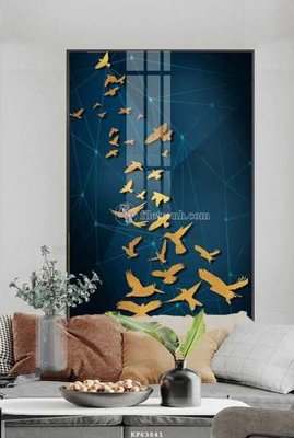 File PSD File tranh hiện đại pha lê gương KF63841 (bản gốc) độ phân giải cao