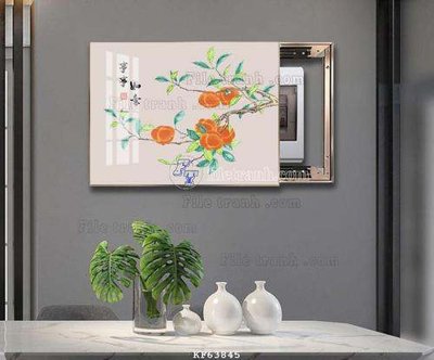 File tranh File tranh hiện đại pha lê gương KF63845 (ảnh gốc) sắc nét hoàn hảo