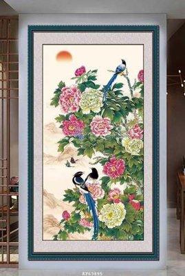 File ảnh gốc File tranh hiện đại pha lê gương KF63895 (chuyên in mica)