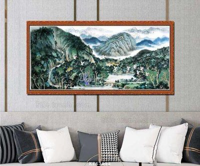 File in ấn File tranh hiện đại pha lê gương KF63912 chuyên nghiệp