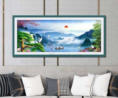 File in ấn File tranh hiện đại pha lê gương KF63935 (bản gốc) chất lượng cao