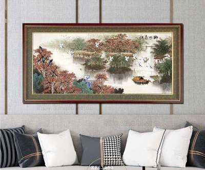 File gốc File tranh hiện đại pha lê gương KF63953 (in mica) làm bảng hiệu