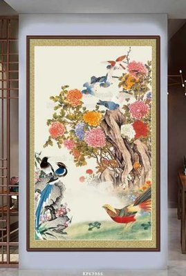 File gốc File tranh hiện đại pha lê gương KF63986 (cho in ấn) từ kho Filetranh