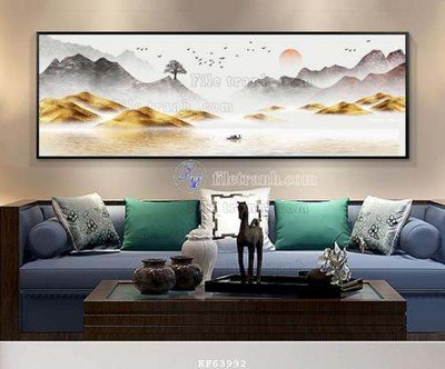 Tải file File tranh hiện đại pha lê gương KF63992 (gốc) chủ đề tâm linh