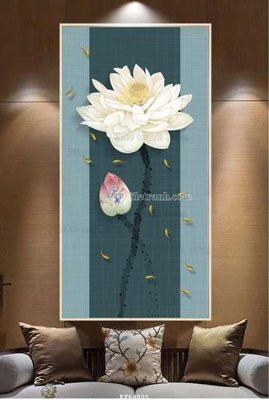 File tranh File tranh hiện đại pha lê gương KF64005 (gốc) chủ đề trẻ em