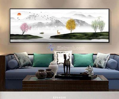 Download file File tranh hiện đại pha lê gương KF64008 (gốc) in mica bàn thờ