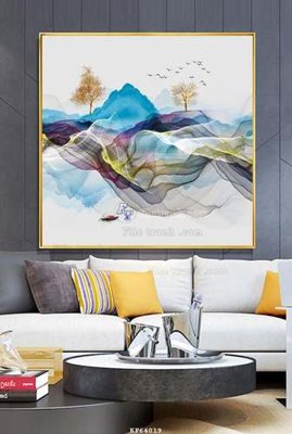 Download file File tranh hiện đại pha lê gương KF64019 (gốc) in mica bàn thờ