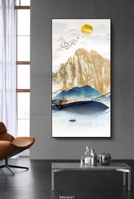 Tải file File tranh hiện đại pha lê gương KF64027 (gốc) làm tranh treo tường