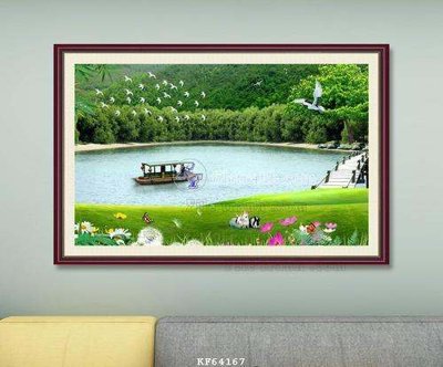 File gốc File tranh hiện đại pha lê gương KF64167 (cho in ấn) từ kho Filetranh