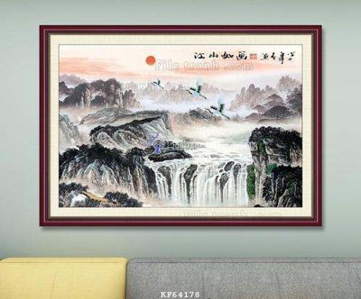 Tải file File tranh hiện đại pha lê gương KF64178 (gốc) làm file in ấn