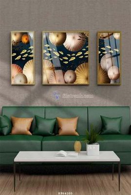 File gốc File tranh hiện đại pha lê gương KF64205 (dành cho trang trí nội thất)