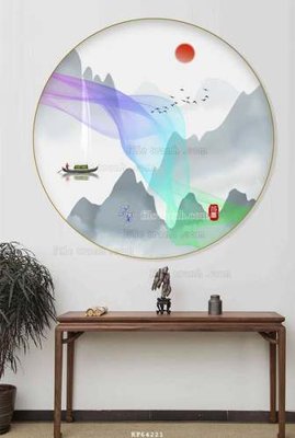 File tranh trang trí File tranh hiện đại pha lê gương KF64221 (file gốc)