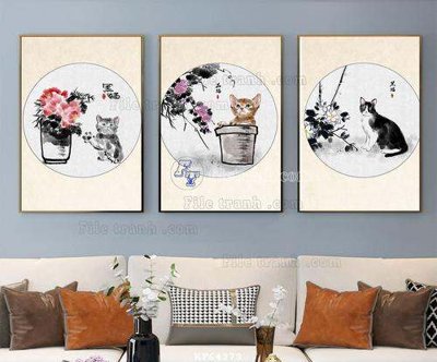 Mua file gốc File tranh hiện đại pha lê gương KF64278 (PSD) tại Filetranh.com