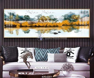 File gốc File tranh hiện đại pha lê gương KF64287 (in tráng gương) hiện đại