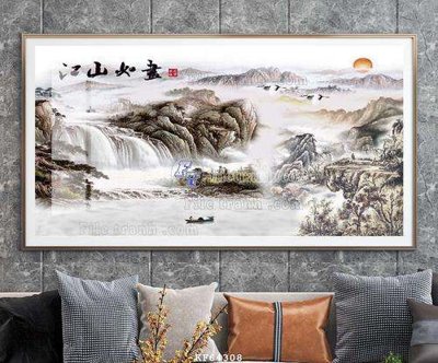 File tranh File tranh hiện đại pha lê gương KF64308 (ảnh gốc) in trần xuyên sáng