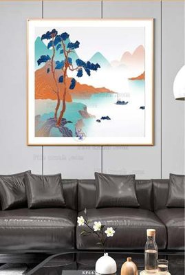 Download file gốc File tranh hiện đại pha lê gương KF64309 (in lụa) nghệ thuật