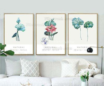 File tranh quảng cáo File tranh hiện đại pha lê gương KF64335 (file gốc) chuyên nghiệp