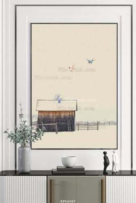 Tải file File tranh hiện đại pha lê gương KF64397 (gốc) in tranh tráng gương