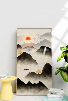 File gốc in ấn File tranh hiện đại pha lê gương KF64414 độ phân giải cao