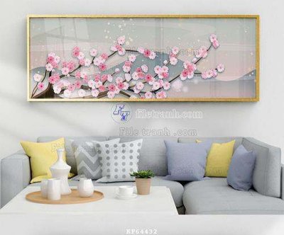 File tranh gốc File tranh hiện đại pha lê gương KF64432 (bản quyền) Filetranh.com