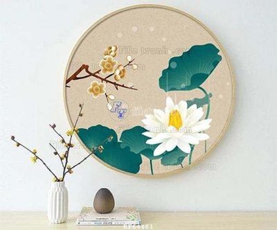 File gốc File tranh hiện đại pha lê gương KF64461 (trang trí) phòng làm việc