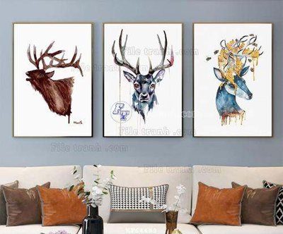 File gốc File tranh hiện đại pha lê gương KF64489 (trang trí) phòng trẻ em