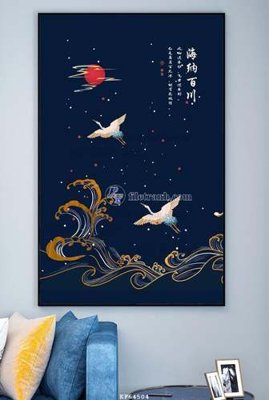 File ảnh File tranh hiện đại pha lê gương KF64504 (gốc) in decal dán tường