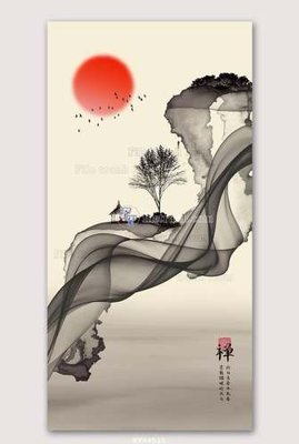 File tranh File tranh hiện đại pha lê gương KF64515 (gốc) in vải canvas